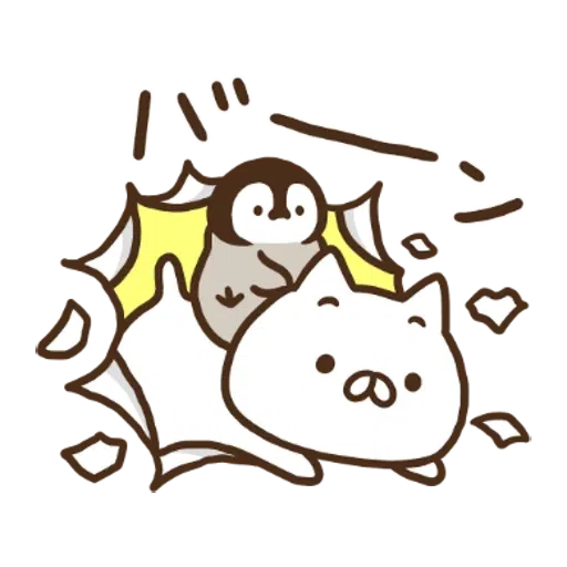 Penguin and Cat Days x RIZAP - Sticker 13