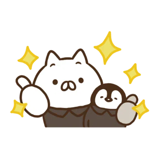 Penguin and Cat Days x RIZAP - Sticker 11