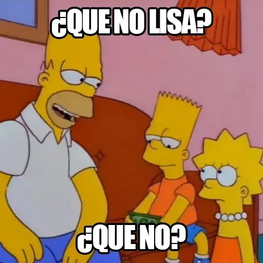 [ES] Simpsons Memes I - Sticker 26