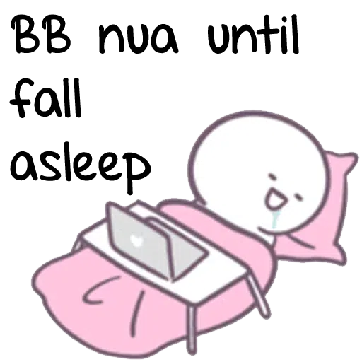BBY No Sleep SG - Sticker 24