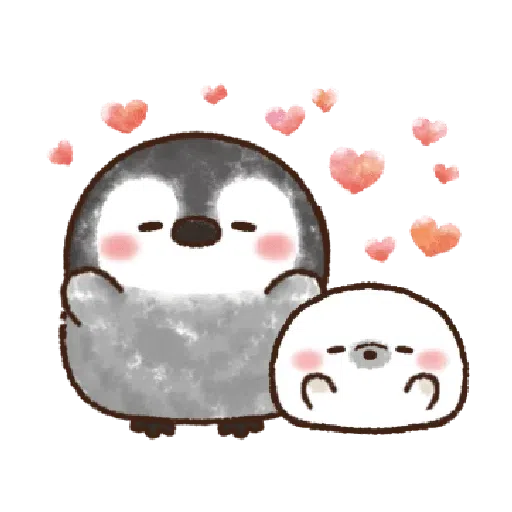粉彩企鵝 - Sticker 22
