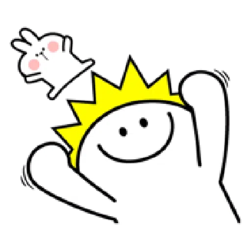 Rabbit & Smile Comic Duo - Sticker 20