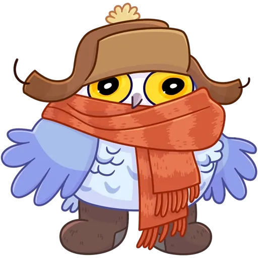 Сова Плюша v.1 - Sticker 9