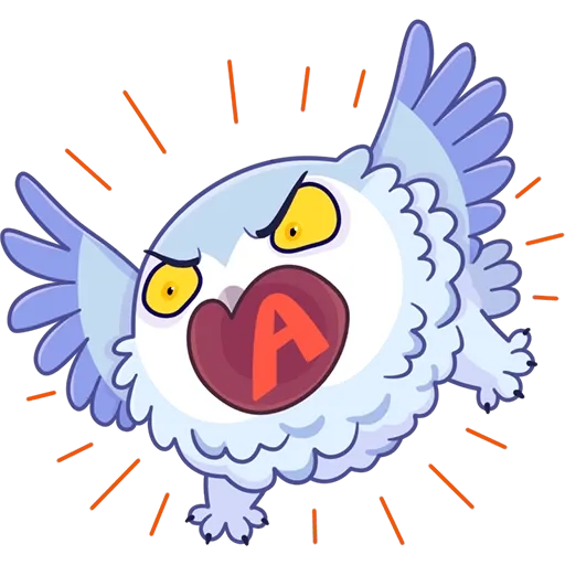 Сова Плюша v.1 - Sticker 22