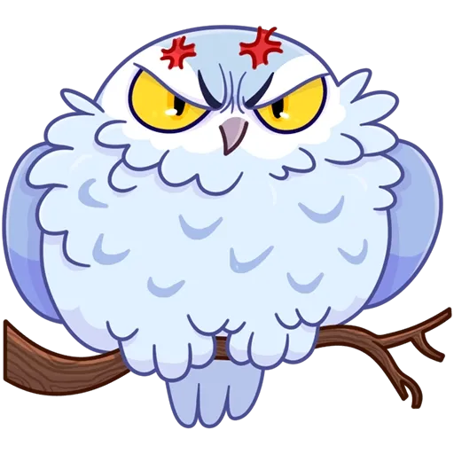 Сова Плюша v.1 - Sticker 16