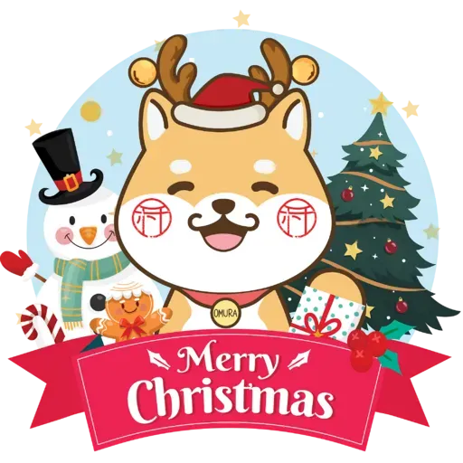 小村狗狗節日貼圖包 - Sticker