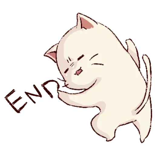 Frown cat 2 - Sticker 19