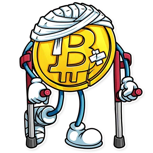 Btc to the moon - Sticker 16