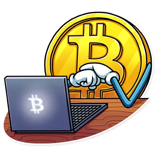 Btc to the moon - Sticker 28