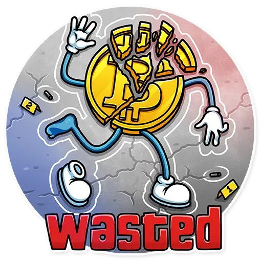 Btc to the moon - Sticker 21