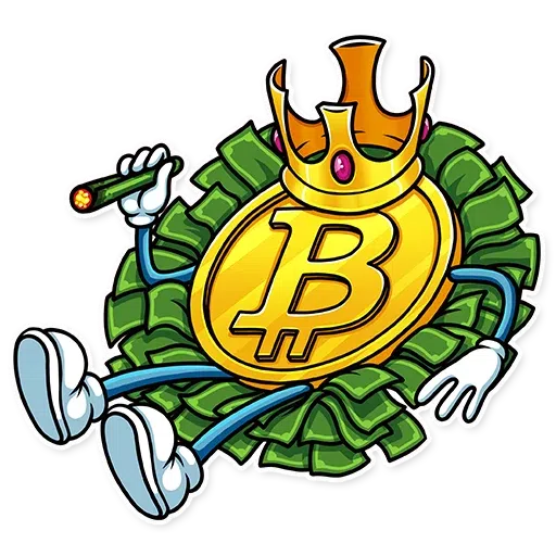 Btc to the moon - Sticker 14
