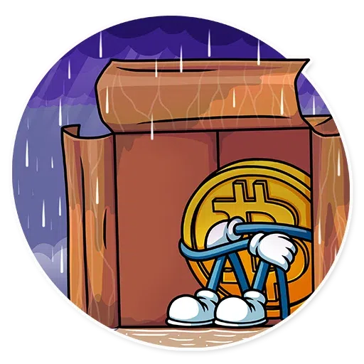 Btc to the moon - Sticker 23