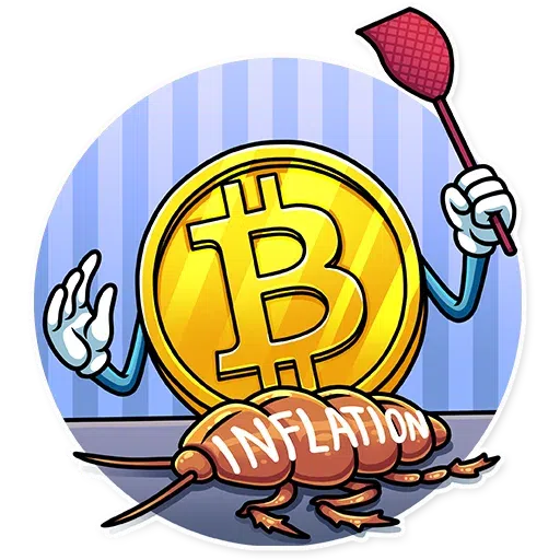 Btc to the moon - Sticker 30