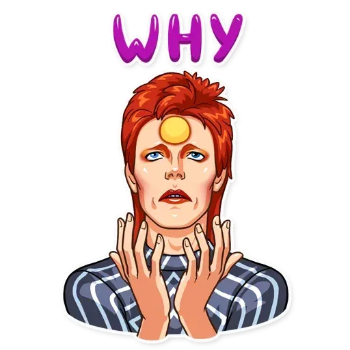 D. Bowie - Sticker 12