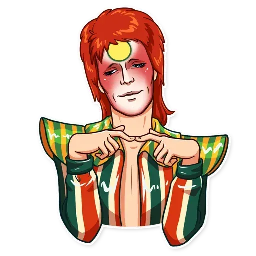 D. Bowie - Sticker 9