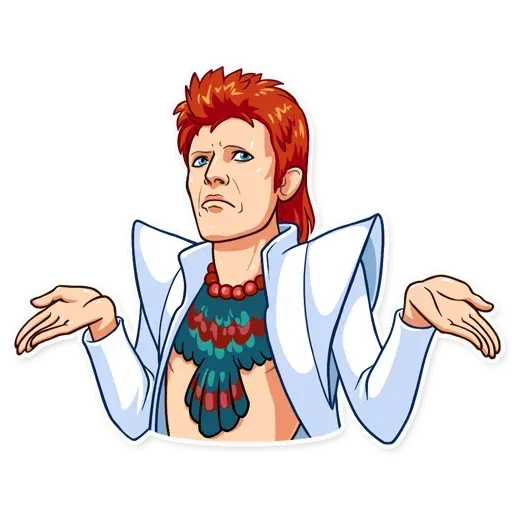 D. Bowie - Sticker 10