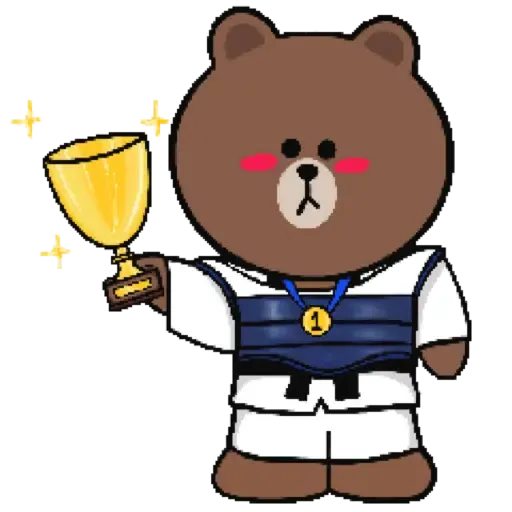 Happy New Year Taekwondo BROWN & FRIENDS (新年) (2) - Sticker 17