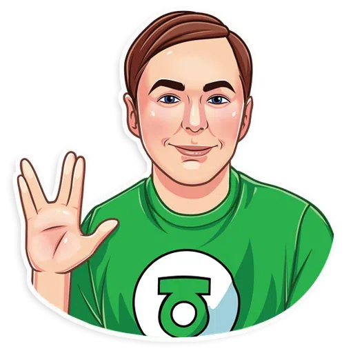 Sheldon Cooper - Sticker 9