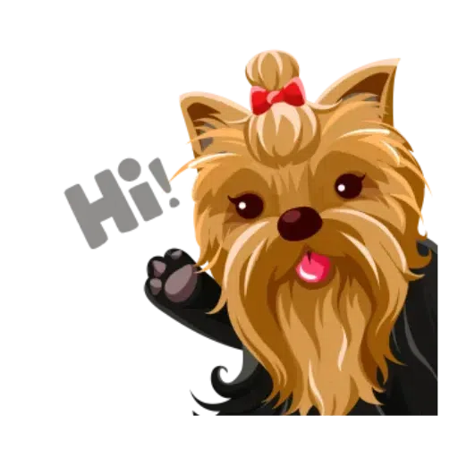 Йоркшириские терьеры - Sticker 11