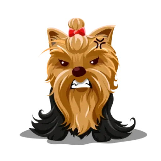 Йоркшириские терьеры - Sticker 14