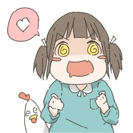 Nemechan and chicken - Sticker 29