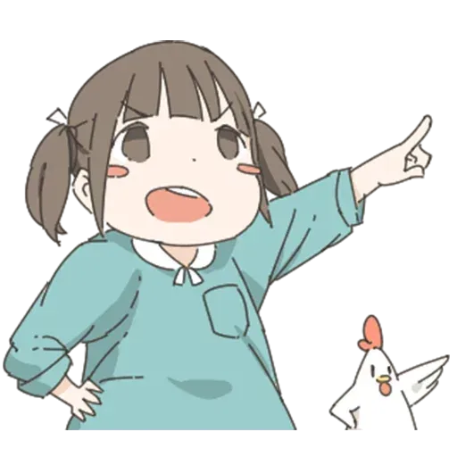 Nemechan and chicken - Sticker 22