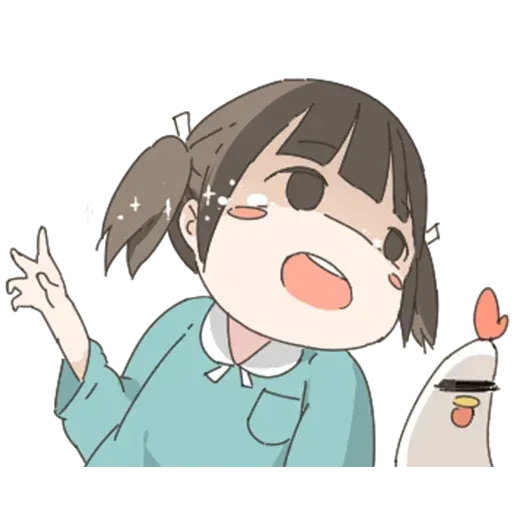 Nemechan and chicken - Sticker 27
