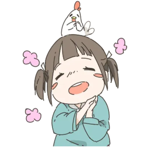 Nemechan and chicken - Sticker 9