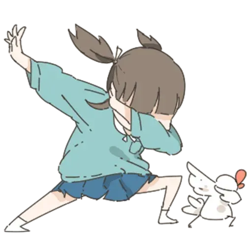 Nemechan and chicken - Sticker 15