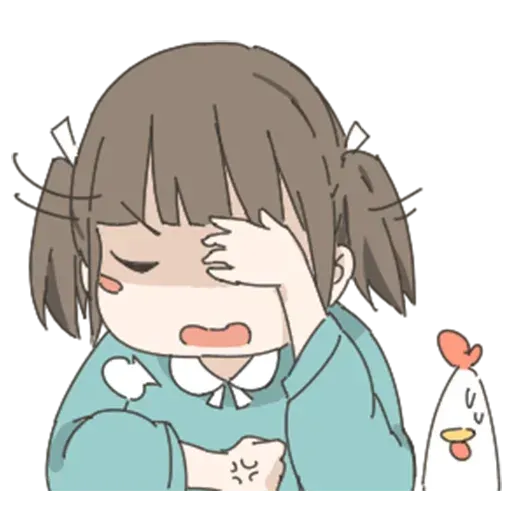 Nemechan and chicken - Sticker 23