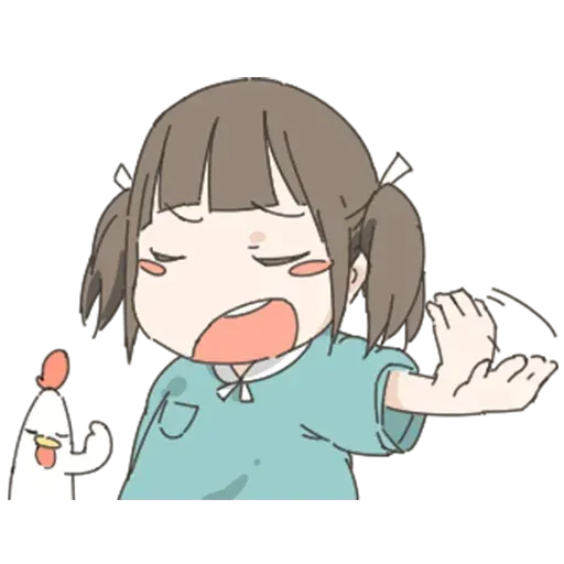 Nemechan and chicken - Sticker 24