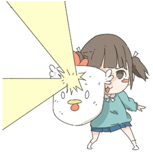 Nemechan and chicken - Sticker 16