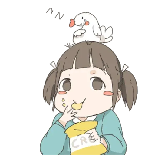 Nemechan and chicken - Sticker 14