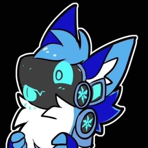blue protogen - Sticker 20