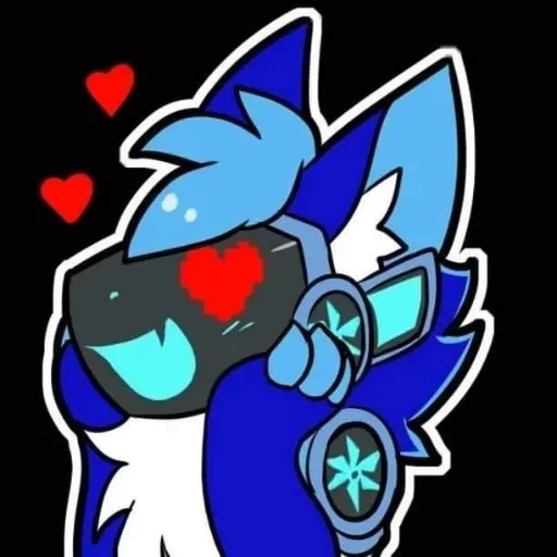 blue protogen - Sticker 18
