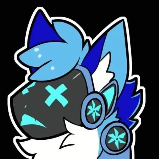 blue protogen - Sticker 16