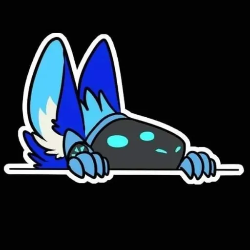 blue protogen - Sticker 11