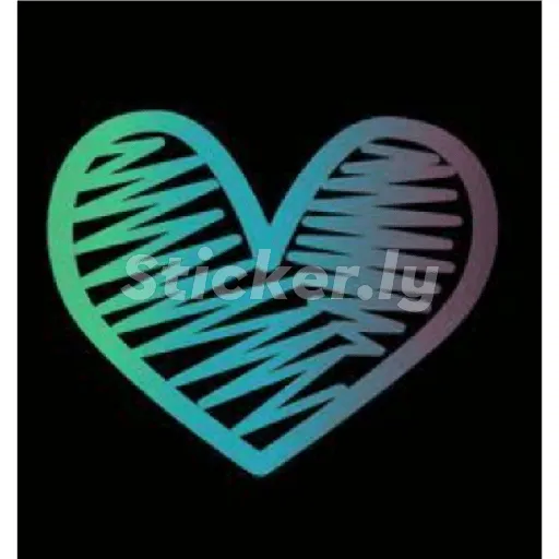 green hearts1 - Sticker 20