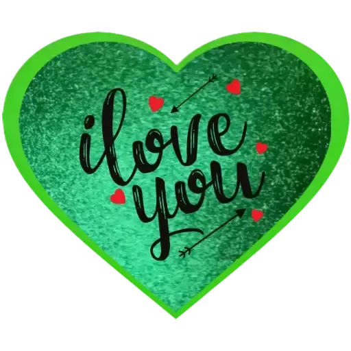 green hearts1 - Sticker 24