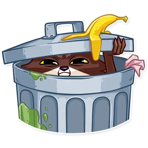 Bandit Raccoon - Sticker 17