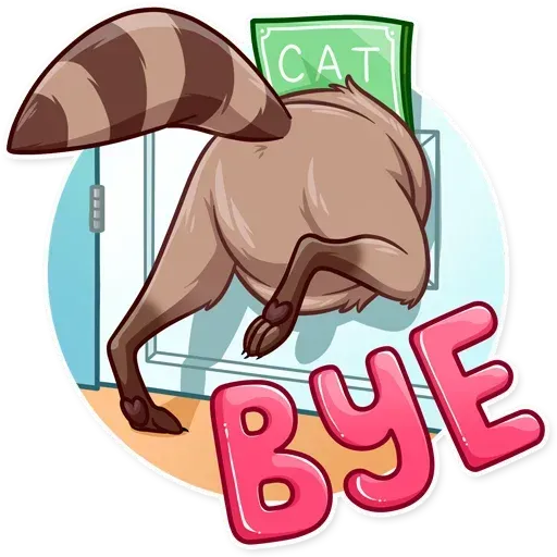 Bandit Raccoon - Sticker 30