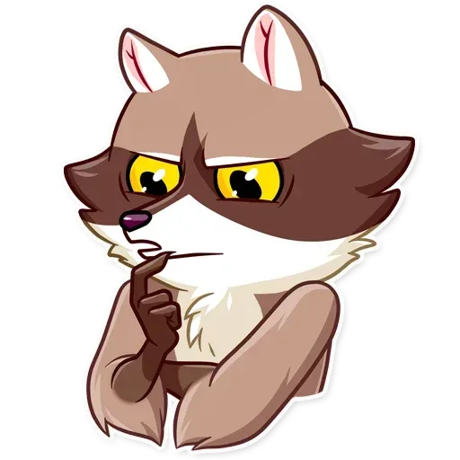 Bandit Raccoon - Sticker 10
