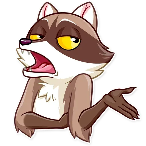 Bandit Raccoon - Sticker 26