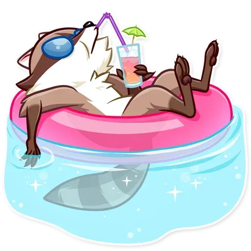 Bandit Raccoon - Sticker 19