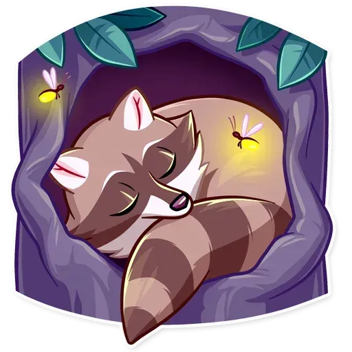 Bandit Raccoon - Sticker 21