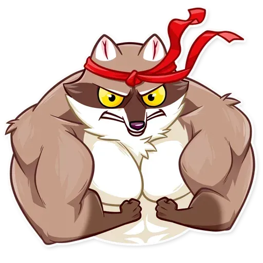 Bandit Raccoon - Sticker 18