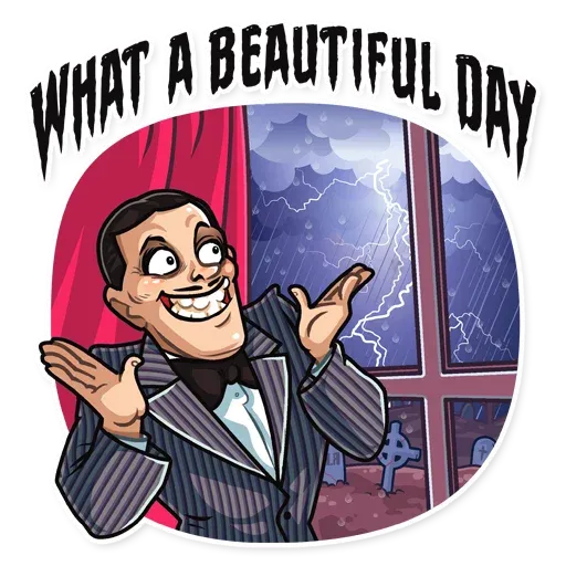 The Adams Family - Sticker 12