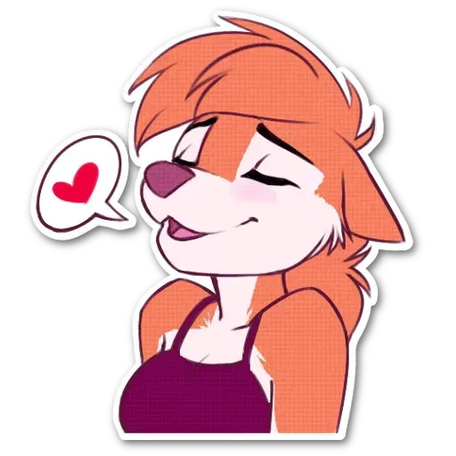 furry wolf - Sticker 11