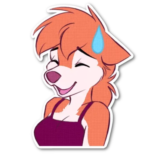furry wolf - Sticker 13