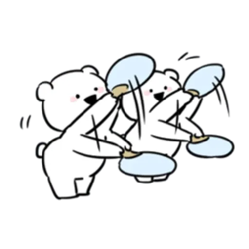 Extremely rabbit and bear - Sticker 29